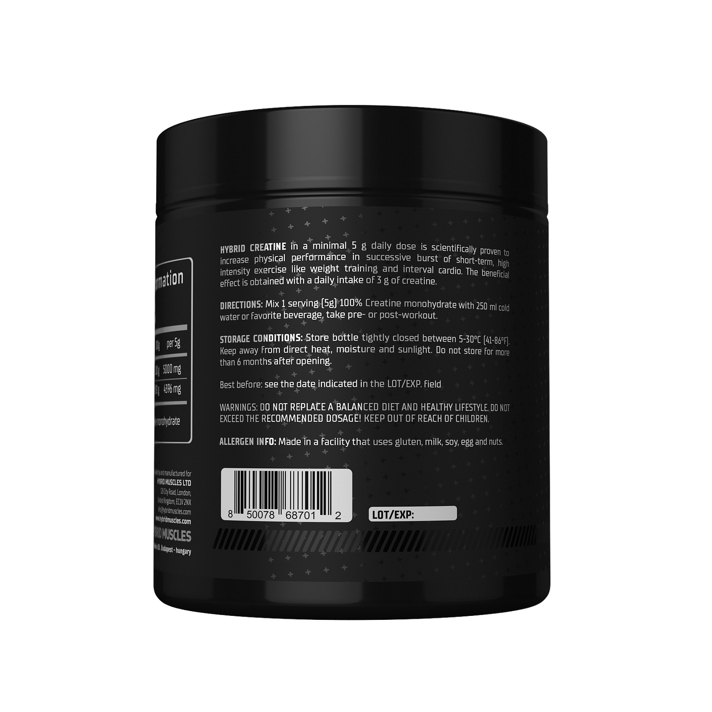 Hybrid Muscles Creatine – 300g