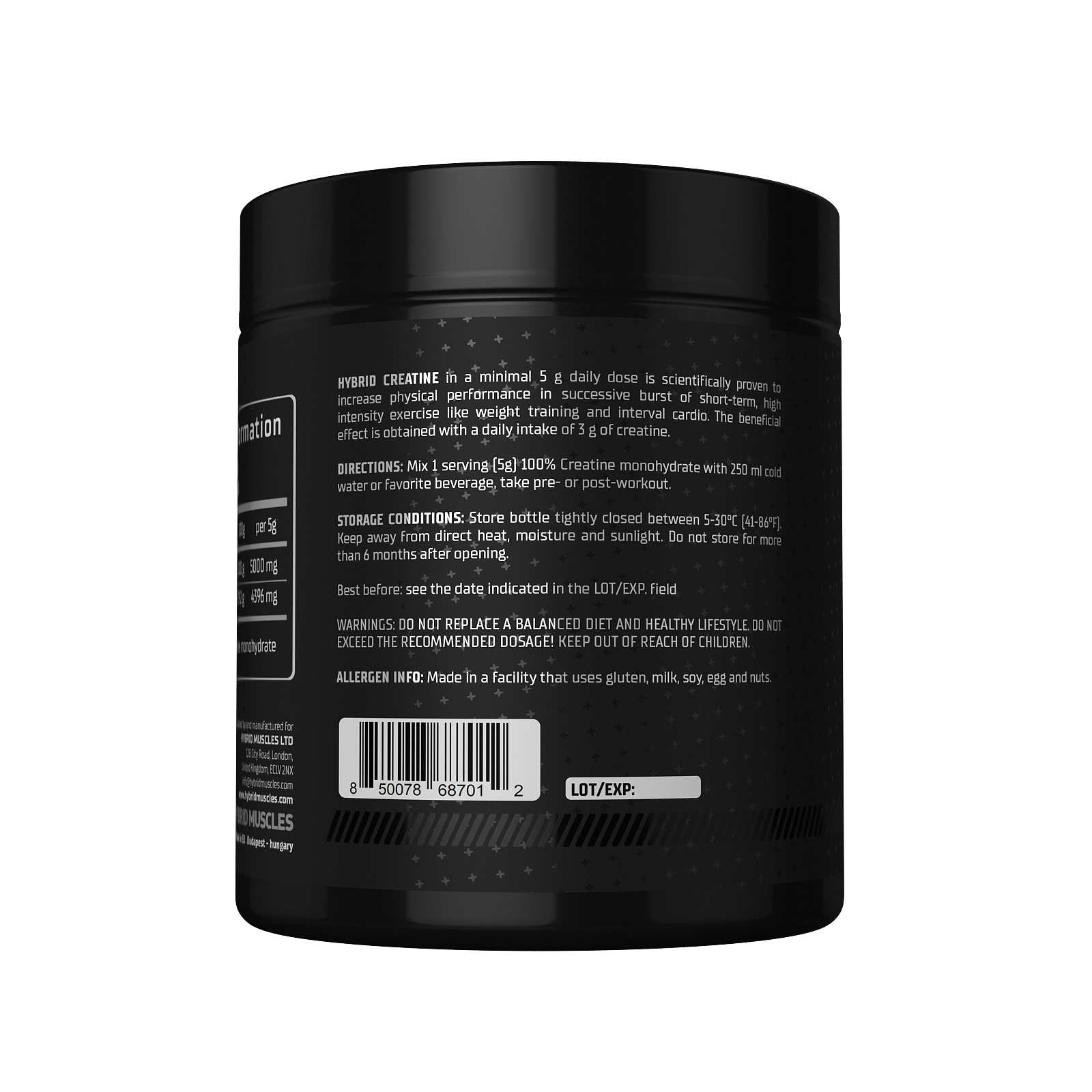 Hybrid Muscles Creatine – 300g